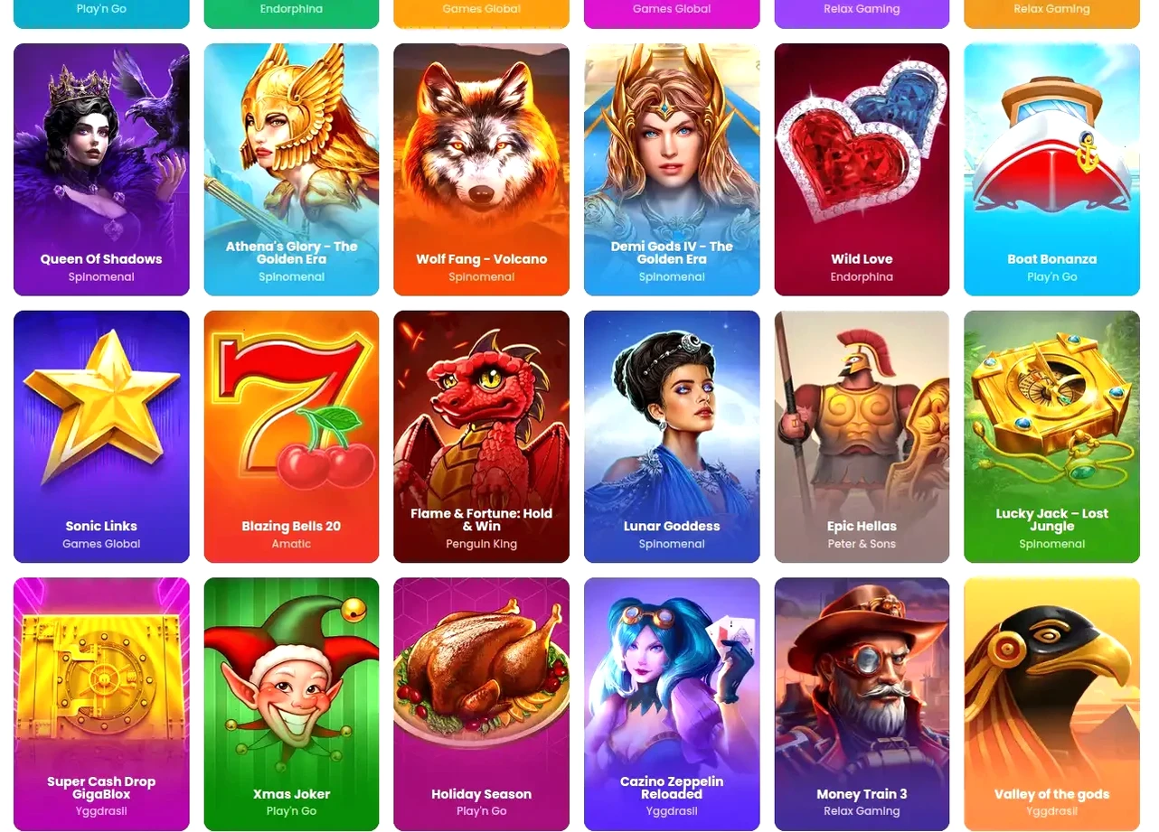 Игровой интерфейс онлайн казино Редбокс